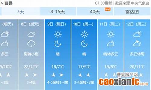 曹县未来三十天天气预报_曹县未来三十天天气预报15天